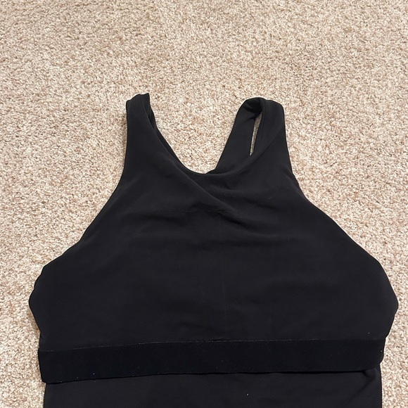 Athleta Conscious Crop Top - A-C Cup - Black - Highneck - Picture 6 of 7